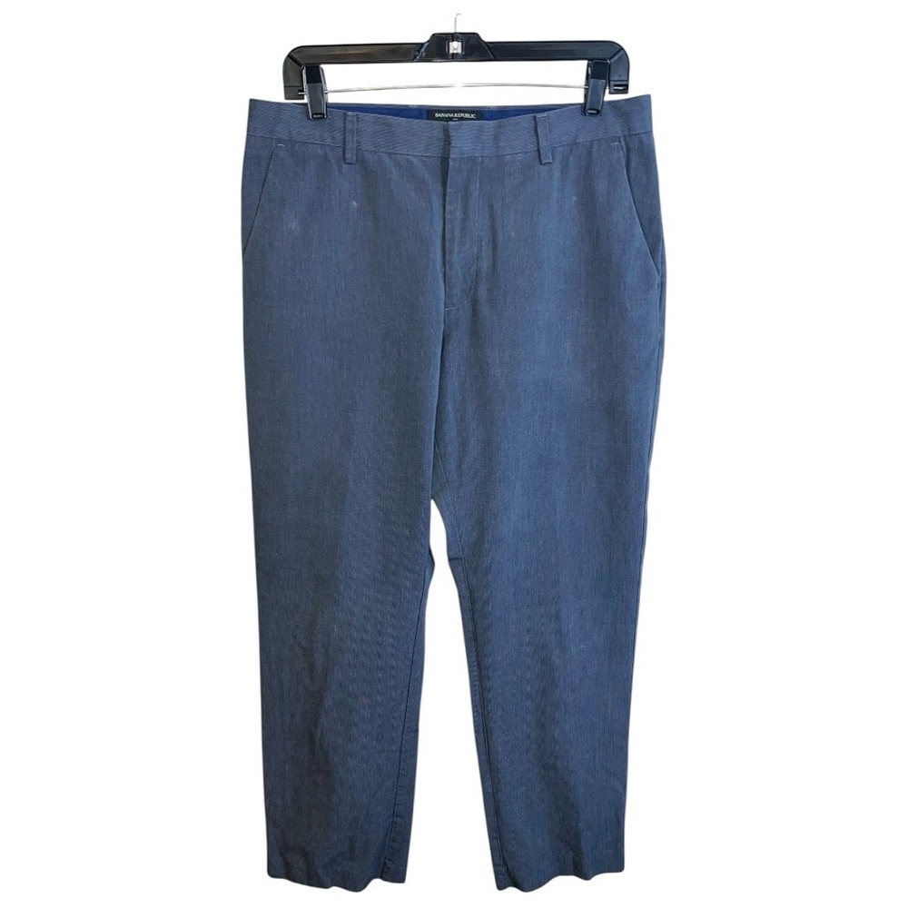 Banana Republic Pants Men’s Size 33x31 Blue Non-Iron Tailored Fit Casual